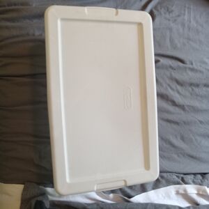 White Storage Container Lid